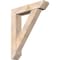 Ekena Millwork Traditional Slat Smooth Bracket w/ Offset Brace, Douglas Fir, 7 1/2"W x 36"D x 44"H BKT0806X36X44TRA06SDF - alternate 1